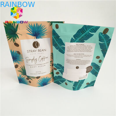 Laminowana folia basowa torba na zamek błyskawiczny stań woreczek na opakowania plastikowe torby z nadrukiem na zamówienie torebki na kawę plastikowa gorąca sprzedaż