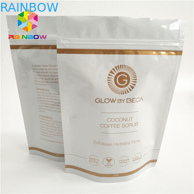 Laminowana folia basowa torba na zamek błyskawiczny stań woreczek na opakowania plastikowe torby z nadrukiem na zamówienie torebki na kawę plastikowa gorąca sprzedaż