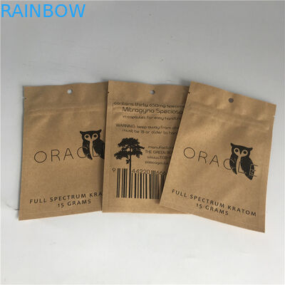 Resealable Opakowania kosmetyczne Folia aluminiowa Papier pakowy Stand Up Pouches