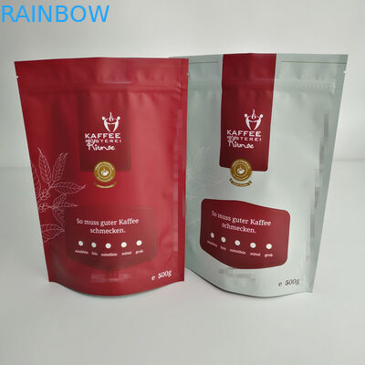 Opakowania z matowego worka uszczelniającego, worki stojące 500 gramów do pakowania kawy