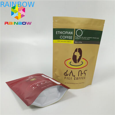 Laminowany materiał Woreczki z tworzywa sztucznego do pakowania w folię aluminiową z zaworem