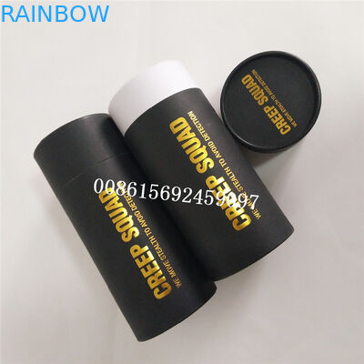 Biodegradowalne kartonowe opakowanie kartonowe Dostosowane logo ze złotym tłoczeniem