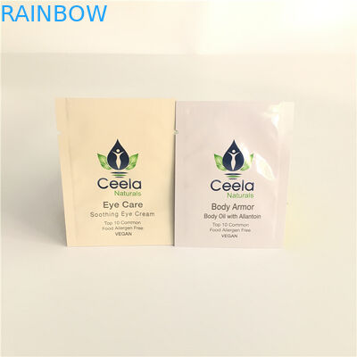 Termozgrzewalne torby z folii aluminiowej Saszetka z tworzywa sztucznego do pielęgnacji skóry Krem do twarzy