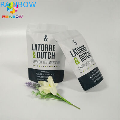 Ekologiczna folia aluminiowa Stand Up Pouch Opakowanie kawy i herbaty Powierzchnia matowa