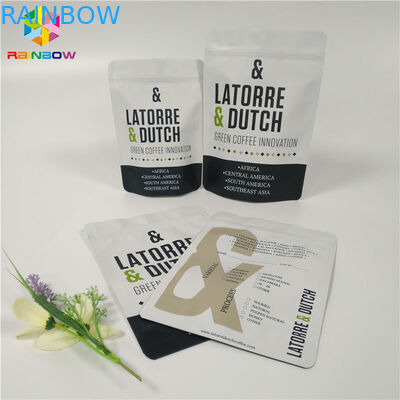 Opakowanie z folii aluminiowej Ziplock Zawór wielokrotnego zamykania Torba na wklęsłodruk