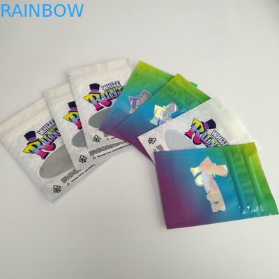 Mylar Runtz Sealed Plastic Bags Niestandardowe nadruki na opakowania konopi z konopi