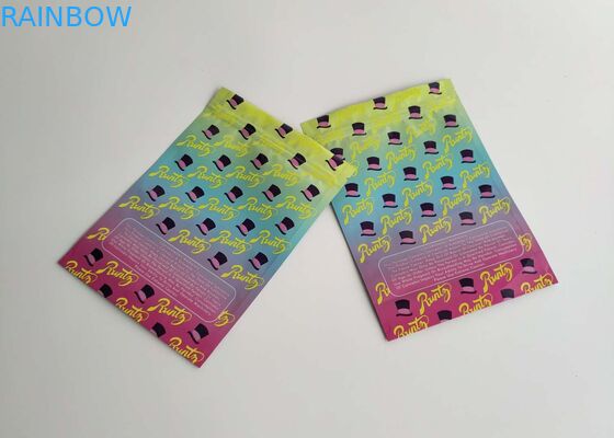 Niestandardowe woreczki z tworzywa sztucznego Opakowania Ciastka Worek z nasion chwastów Hologram Ziplock