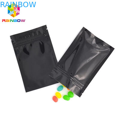 Pełne kolorowe opakowanie z folii aluminiowej Ziplock Flat 3 Side Sealed Bags