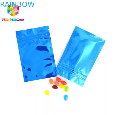 Pełne kolorowe opakowanie z folii aluminiowej Ziplock Flat 3 Side Sealed Bags