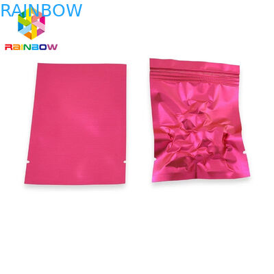 Pełne kolorowe opakowanie z folii aluminiowej Ziplock Flat 3 Side Sealed Bags