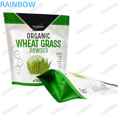 Ekologicznie przyjazne torebki z papieru Kraft Pla Material Zip Lock Bag With Logo Stand Up Pocket Trwałe wysokiej jakości torebka opakowaniowa Stan