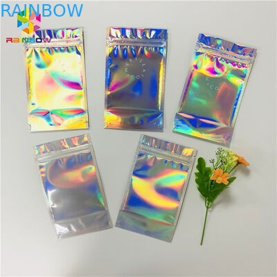 Folia aluminiowa Mylar Stand Up Pouch Folia Opakowanie hologramowe do kosmetyków