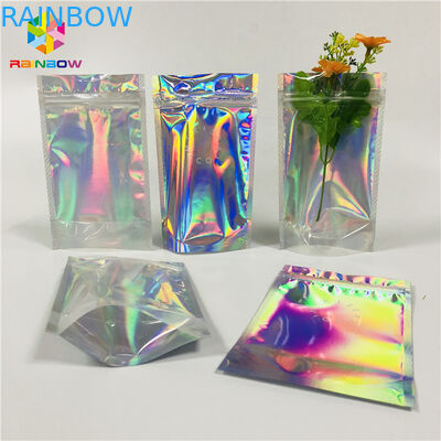 Folia aluminiowa Mylar Stand Up Pouch Folia Opakowanie hologramowe do kosmetyków