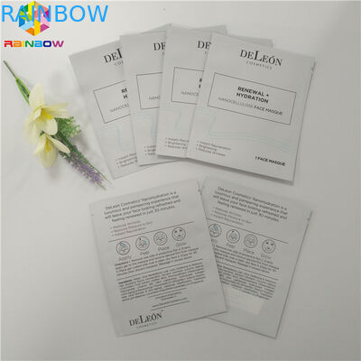 Folia aluminiowa Plastikowa torba do pakowania kosmetyków Opakowanie do twarzy 3 Sides Mask Seal Packet