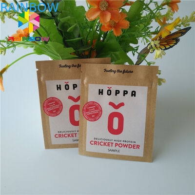 Brązowy Kraft Paper Bag Packaging Filter Torby do kawy w proszku Matt Surface With Window