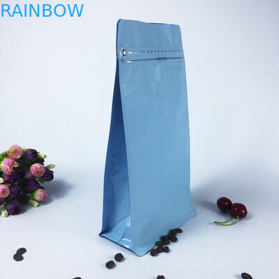 Dostosowane torby pokrowiec z zamkiem błyskawicznym Klin boczny Opakowanie kawy CYMK Kolor