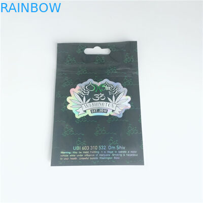 Torby do pakowania ciepła z chwastów medycznych, torba organizatora kosmetycznego Blokada zip Mylar