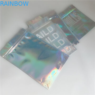 CYMK Stand Up Zipper Pouch Holograficzne hologramy do pakowania kosmetyków