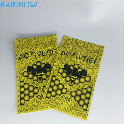 Trzy boczne uszczelki Stand Up Coffee Pouches Plastikowe Mylar Zip Lock Tytoń Pakowanie chwastów