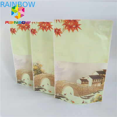 Kraft Paper Niestandardowe woreczki Stand Up Opakowania na ziarna kawy 1kg 500g