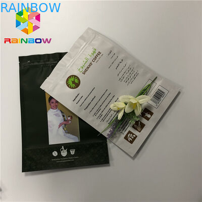 Kraft Paper Resealable Stand Up Pouches Laminowane torby foliowe z folii aluminiowej