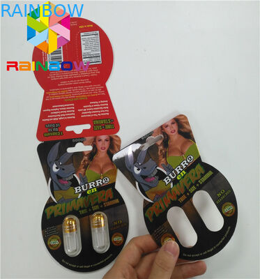 Plastikowe opakowanie typu blister o normalnym rozmiarze Burro 30000 Burro2 6000 Pudełko do ulepszania płci dla mężczyzn