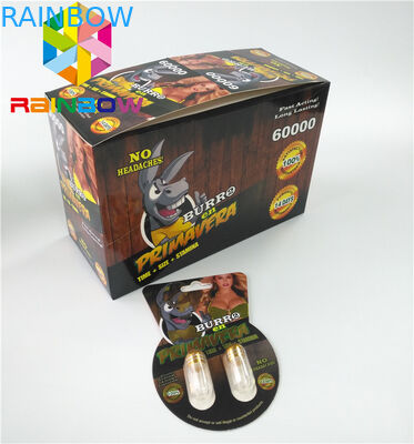 Opakowania z blistrami błyszczącymi Opakowania z niestandardowymi wkładkami wzmacniającymi Burro2 60000 Paper Card