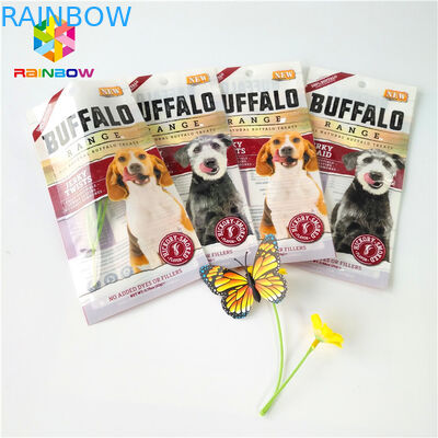 Błyszczące wykończenie Stand Up Ziplock Torby Trójstronne uszczelnione okno Fleixble Packaging