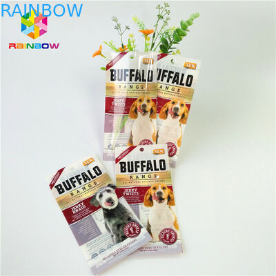 Błyszczące wykończenie Stand Up Ziplock Torby Trójstronne uszczelnione okno Fleixble Packaging