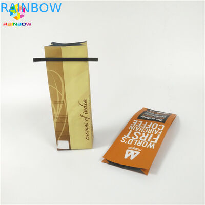 Torebki do herbaty z płaskim dnem Opakowanie do ponownego napełniania Ziplock do proszku białkowego / kawowego