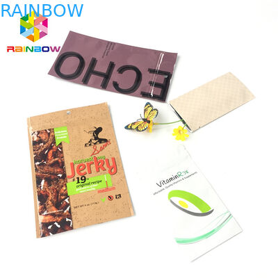 Opakowanie foliowe z możliwością wielokrotnego zamykania Plastikowe opakowanie z folii aluminiowej Druk trójstronny