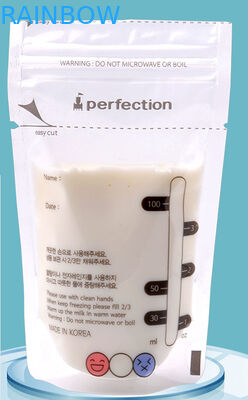 Woreczki plastikowe wielokrotnego użytku Opakowania Niestandardowe sterylizowane pojemniki na mleko dla niemowląt