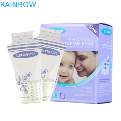 Double Stand Up Zipper Pouch, termozgrzewalne torby do pakowania Przechowywanie mleka z piersi