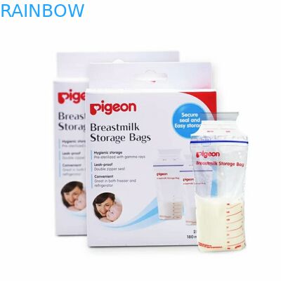 Double Stand Up Zipper Pouch, termozgrzewalne torby do pakowania Przechowywanie mleka z piersi