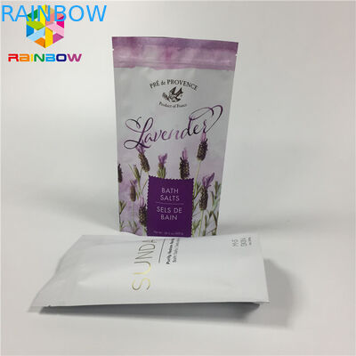 Matowe folie aluminiowe laminowane Stand Up Zipper Pouch Torby do suchej żywności