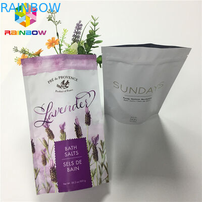 Matowe folie aluminiowe laminowane Stand Up Zipper Pouch Torby do suchej żywności