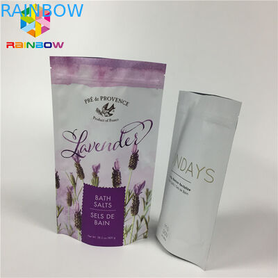 Matowe folie aluminiowe laminowane Stand Up Zipper Pouch Torby do suchej żywności