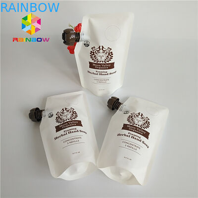 5oz / 7oz Plastikowa wylewka Etui Opakowanie Przezroczysta torba energetyczna Recykling