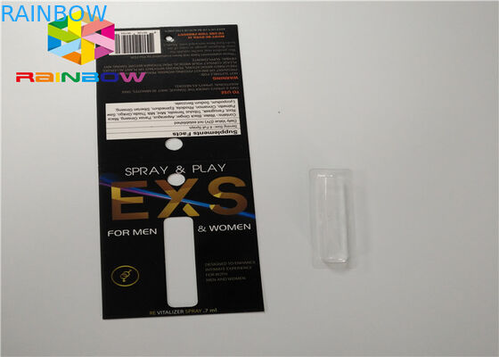 Spersonalizowane opakowanie blistrowe z rozpylaczem Opakowanie kartonowe z otworem