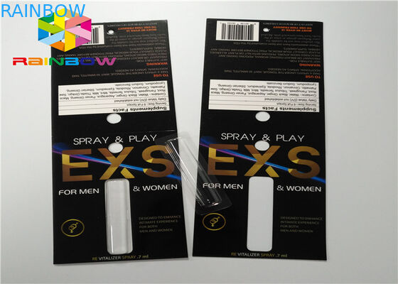 Spersonalizowane opakowanie blistrowe z rozpylaczem Opakowanie kartonowe z otworem