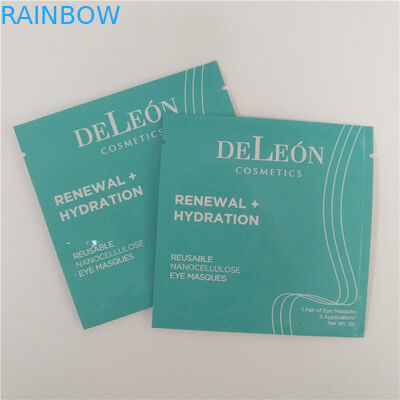 Drukowanie w pełnym kolorze Torby na etui z zamkiem błyskawicznym Opakowanie wielokrotnego użytku Eye Masques