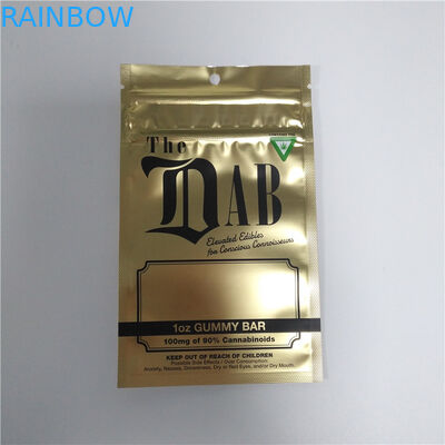 Worki Ziplock wielokrotnego użytku z zabezpieczeniem przed dziećmi, druk wklęsły Mylar Stand Up Pouch