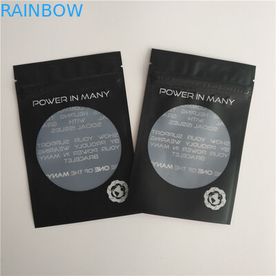 Błyszczące termozgrzewalne torby do pakowania Niestandardowe logo Zip Lock Bag Kolczyki Bransoletka Woreczki