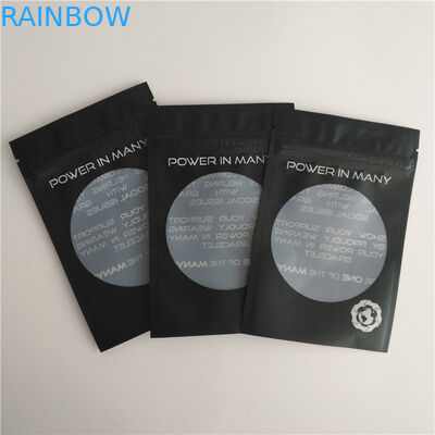 Błyszczące termozgrzewalne torby do pakowania Niestandardowe logo Zip Lock Bag Kolczyki Bransoletka Woreczki