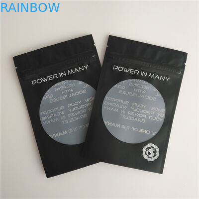 Błyszczące termozgrzewalne torby do pakowania Niestandardowe logo Zip Lock Bag Kolczyki Bransoletka Woreczki