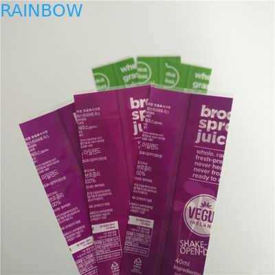 Druk w pełnym kolorze Shrink Etykiety na rękawach Food Grade Plastic Material for Bottle