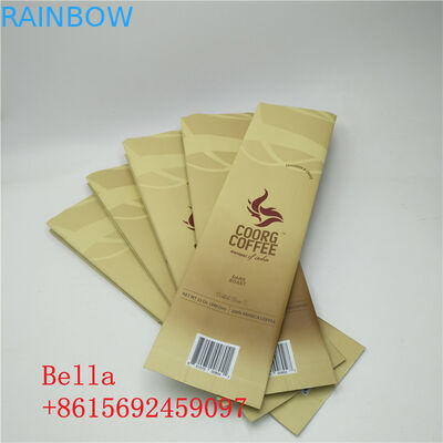 Matowa powierzchnia Stand Up Zipper Pouch Torebka z bocznym klinem Ziarna kawy Opakowanie z zaworem