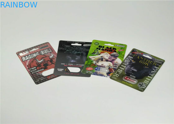 Slajd Blister Card Packaging Male Enhancement Pills Pakowanie Sex Pill 3d Packing