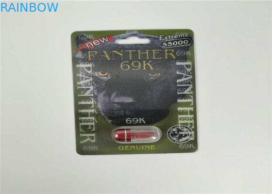 Slajd Blister Card Packaging Male Enhancement Pills Pakowanie Sex Pill 3d Packing