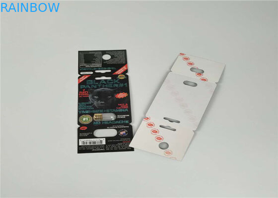 Efekt holograficzny 3D Opakowanie na blister Złoto Pojemnik na nosorożec Bullet Zatwierdzenie SGS / FDA